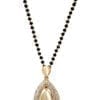 necklace with teardrop pearl gemstone