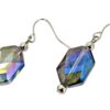 BLUE GLASS BEAD EARRINGS - Image 2
