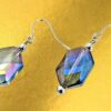 BLUE GLASS BEAD EARRINGS - Image 7