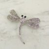 SPARKLING DRAGONFLY CRYSTAL PIN - Image 2