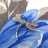 SPARKLING DRAGONFLY CRYSTAL PIN - Image 6