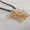 SPARKLING CRYSTAL FLOWER PENDANT NECKLACE - Image 5