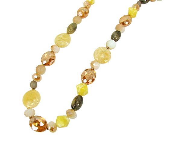 Multi Color Glass Beaded Necklace