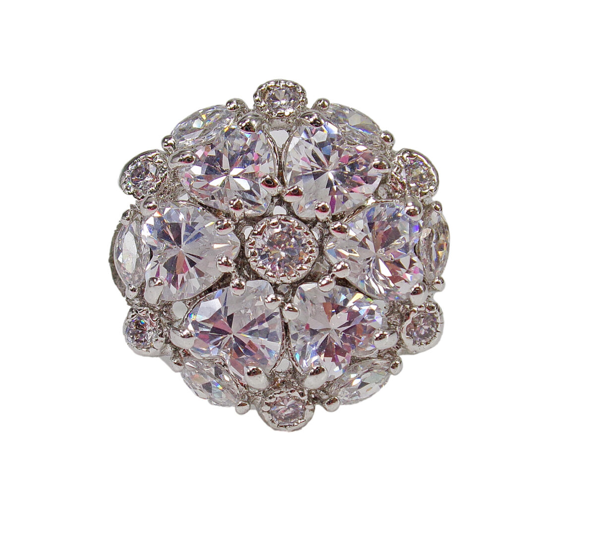 Chanel Ring with Cubic Zirconia