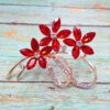 RED CRYSTAL FLOWER PIN - Image 3