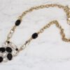 BLACK & CLEAR CRYSTAL STATEMENT NECKLACE - Image 2