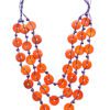 BROWN WOOD MULTI ROW NECKLACE - Image 6