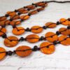 BROWN WOOD MULTI ROW NECKLACE - Image 8