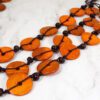 BROWN WOOD MULTI ROW NECKLACE - Image 5