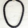BLACK GLASS BEADED NECKLACE - Image 6