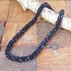 BLACK GLASS BEADED NECKLACE - Image 7