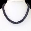 BLACK GLASS BEADED NECKLACE - Image 2