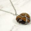 TREE OF LIFE PENDANT ON A TIGER EYE HEART STONE - Image 5