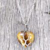 TREE OF LIFE PENDANT ON A TIGER EYE HEART STONE - Image 7