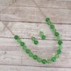 GREEN BEADED NECKLACE AND EARRING SET - Image 6