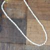 WHITE SHELL NECKLACE WITH FRESH WATER PEARLS - Image 5