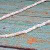 WHITE SHELL NECKLACE WITH FRESH WATER PEARLS - Image 7