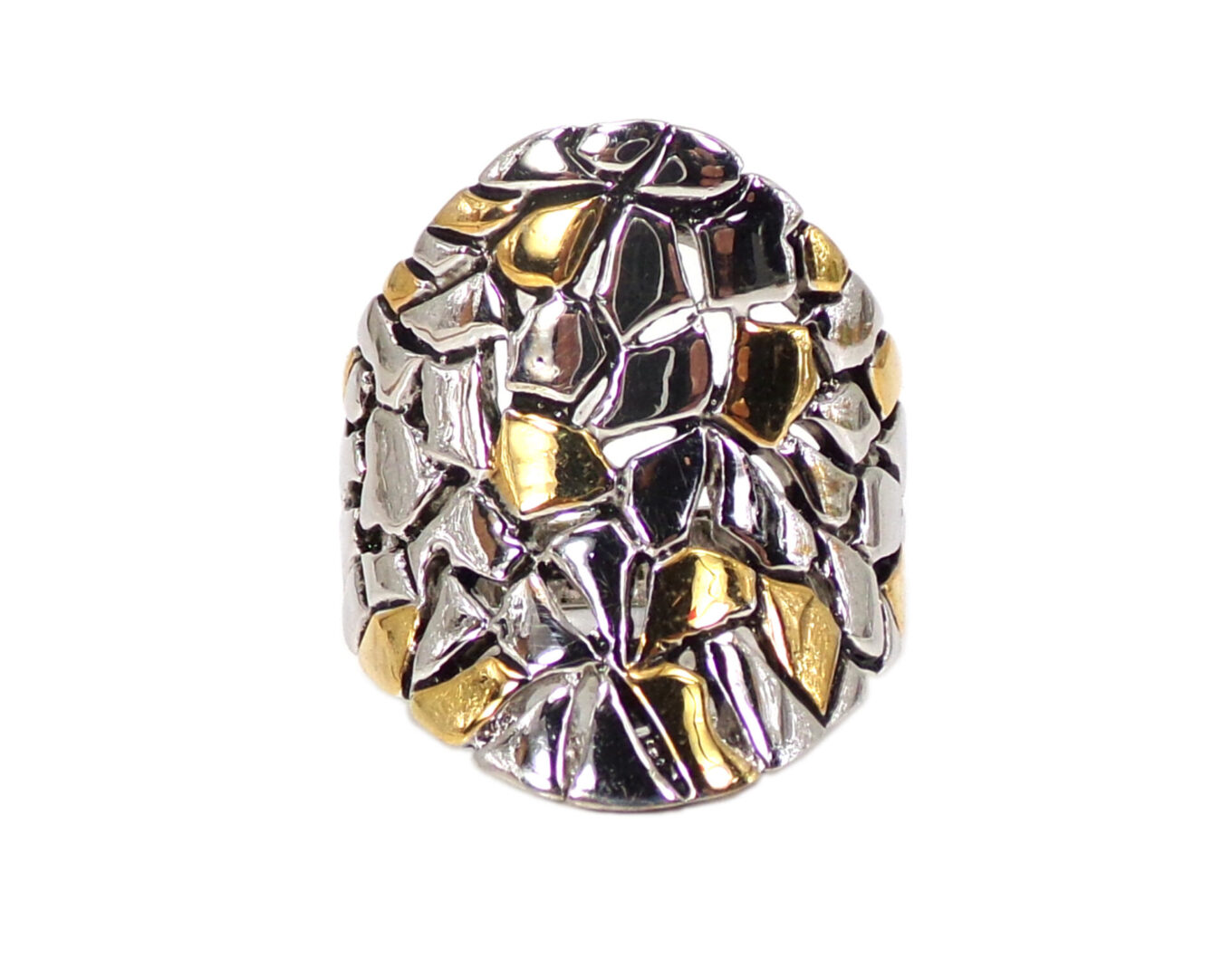 SILVER AND GOLD RING - Calisa Designs