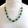 GREEN BEADED NECKLACE AND EARRING SET - Image 2