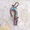 PRECIOUS STRETCHING CAT PIN BROOCH WITH ABALONE SHELL - Image 4