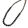 BLACK GLASS BEADED NECKLACE - Image 5