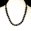BLACK GLASS BEADED NECKLACE - Image 2
