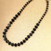 BLACK GLASS BEADED NECKLACE - Image 7