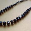 BLACK GLASS BEADED NECKLACE - Image 8