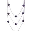 BLACK GLASS BEADED LAYERED NECKLACE - Image 7