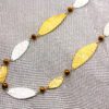 SILVER, GOLD, AND COPPER COLOR LINK NECKLACE - Image 10