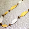SILVER, GOLD, AND COPPER COLOR LINK NECKLACE - Image 11