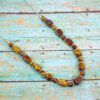 TIGER EYE STONE NECKLACE AND EARRING SET - Image 7