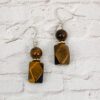 TIGER EYE STONE NECKLACE AND EARRING SET - Image 9