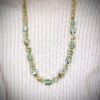 GREEN GLASS BEADED NECKLACE - Image 4