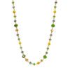 GREEN GLASS BEADED NECKLACE