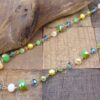 GREEN GLASS BEADED NECKLACE - Image 3