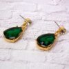 GREEN CRYSTAL LEAVES NECKLACE AND EARRING SET - Image 10