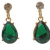 GREEN CRYSTAL LEAVES NECKLACE AND EARRING SET - Image 6