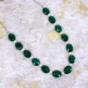 GREEN GLASS AND WHITE PEARL NECKLACE - Image 6