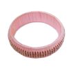 PINK FABRIC WRAPPED BRACELET WITH PINK CRYSTALS - Image 2