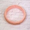 PINK FABRIC WRAPPED BRACELET WITH PINK CRYSTALS - Image 7