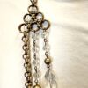 GOLD LAYERED NECKLACE WITH GLASS AND METAL BEADS IN AN ANTIQUE GOLD FINISH - Image 8