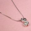GRAY AND WHITE PEARL PENDANT - Image 9