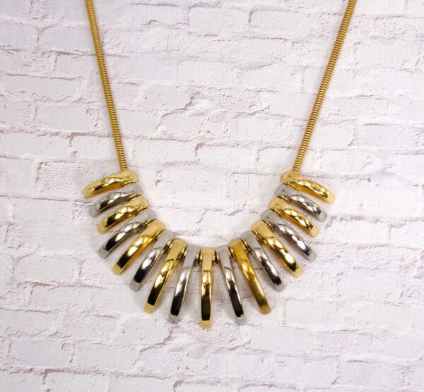 SILVER AND GOLD NECKLACE - Image 3