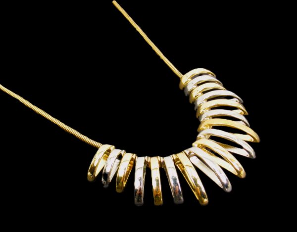 SILVER AND GOLD NECKLACE - Image 7