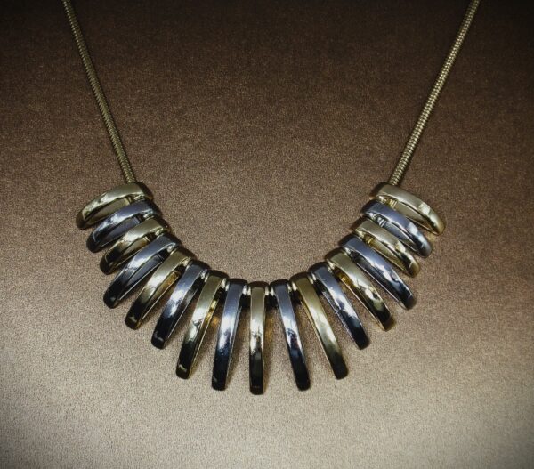 SILVER AND GOLD NECKLACE - Image 8