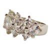 CLEAR CUBIC ZIRCONIA STONE BAND RING SIZE 8 - Image 2