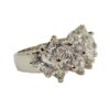 CLEAR CUBIC ZIRCONIA STONE BAND RING SIZE 8 - Image 3