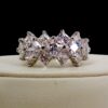 CLEAR CUBIC ZIRCONIA STONE BAND RING SIZE 8 - Image 7