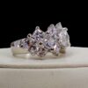 CLEAR CUBIC ZIRCONIA STONE BAND RING SIZE 8 - Image 9